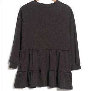 French Terry Tiered Dress